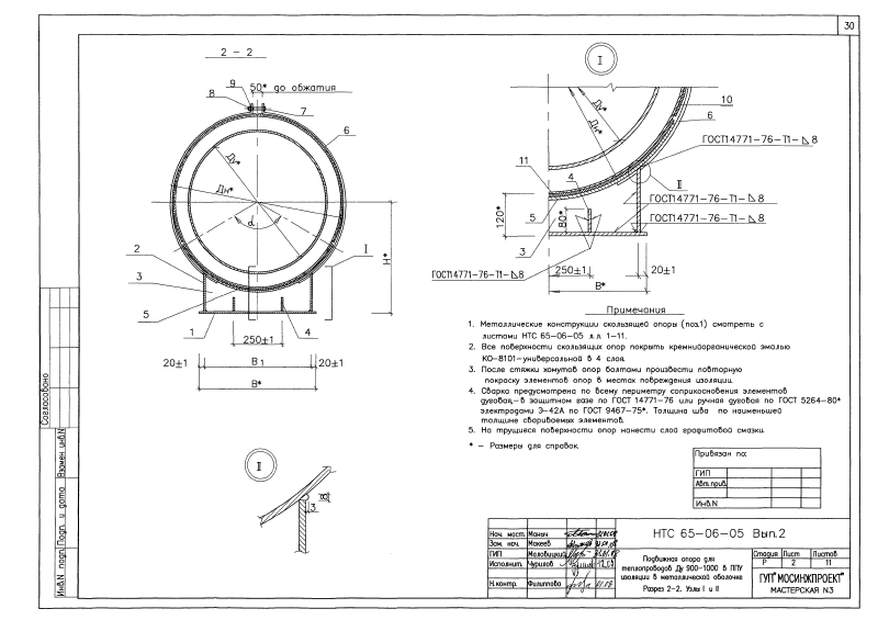 Опора подвижная. HTC 65-06-05 выпуск 2. Страница 2